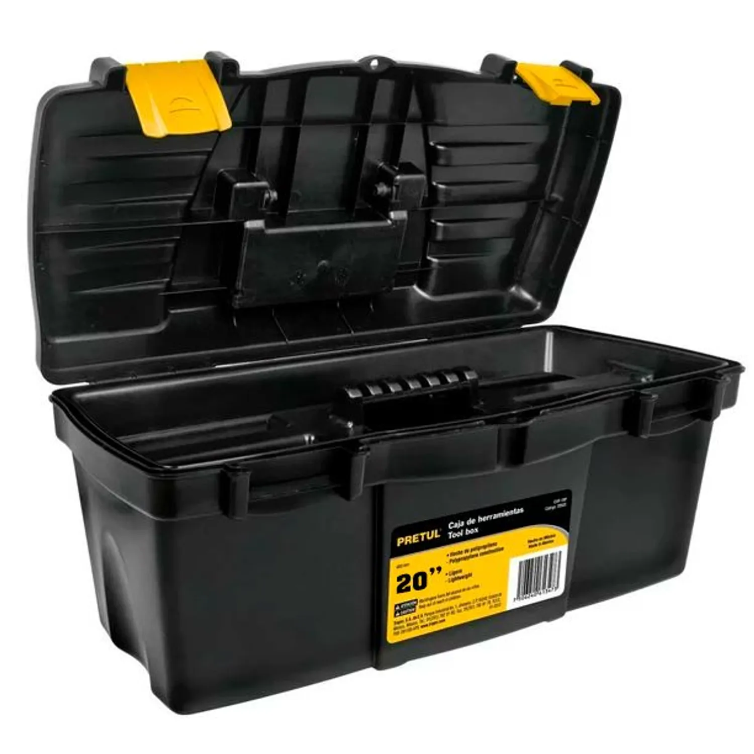 Caja de herramientas negro